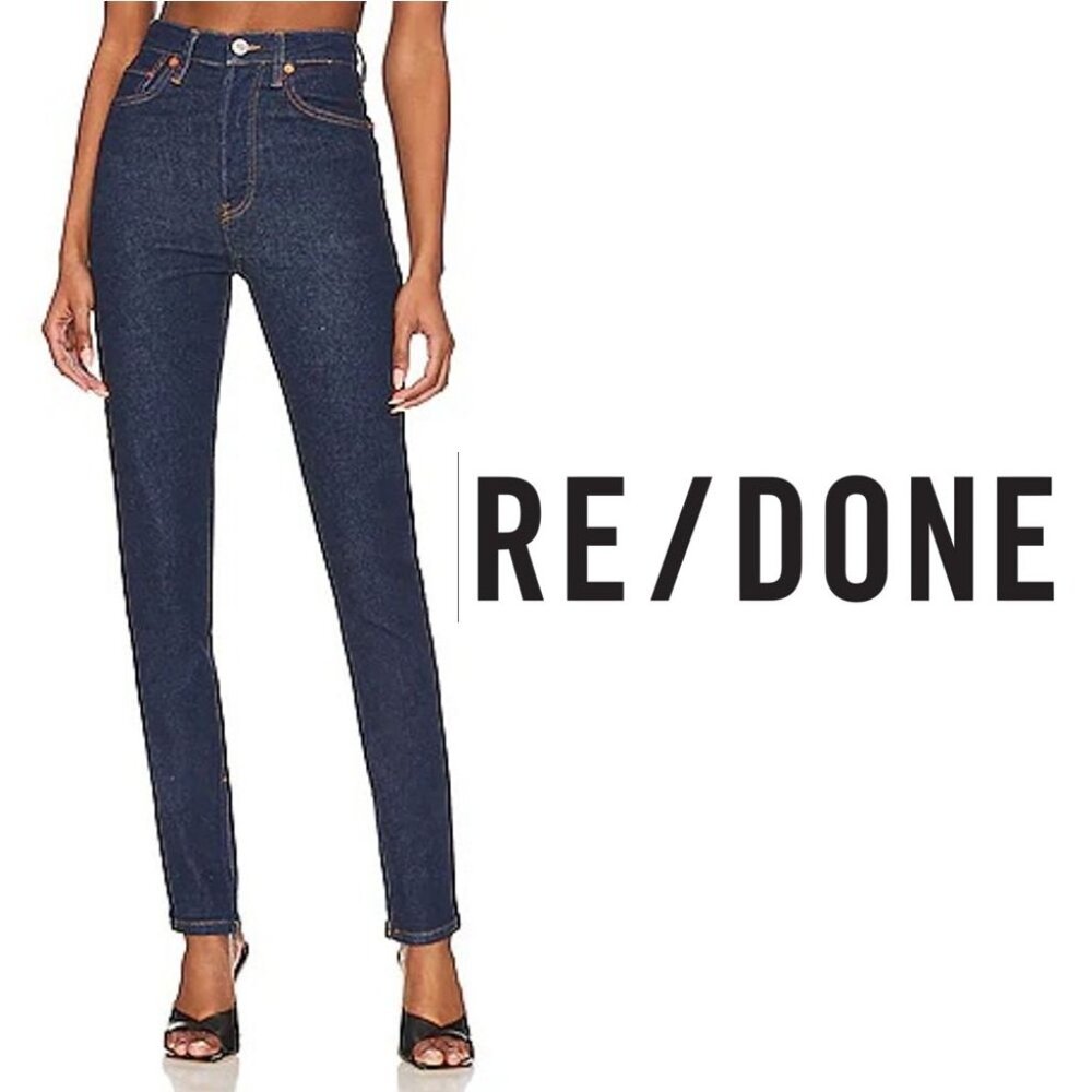 RE/DONE Super High Drainpipe 28 NWOT